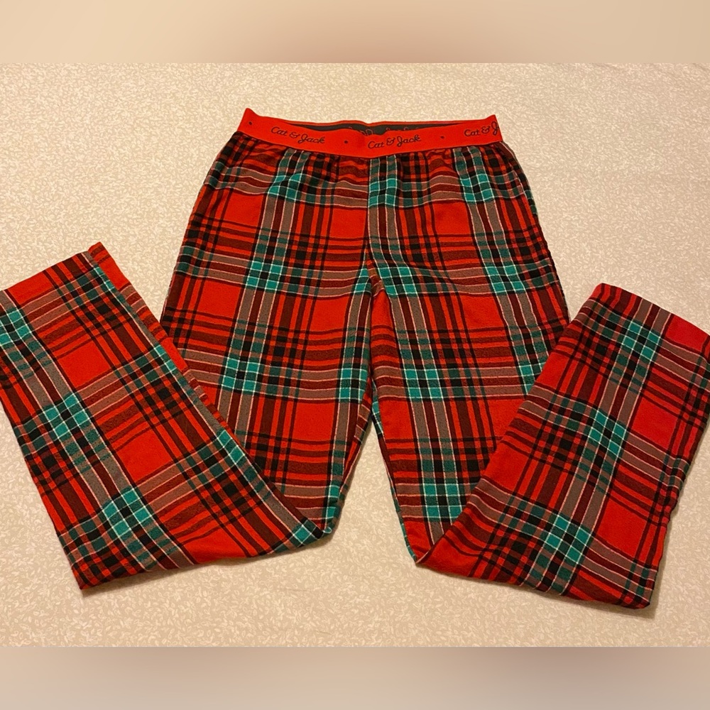 Girls L (12-14) Cat & Jack Plaid PJ Pants